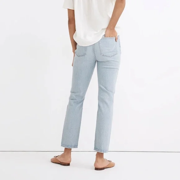 NWT Madewell High Rise Slim Crop Boyjean Dumas Ripped Wash sz 26 - Picture 4 of 10